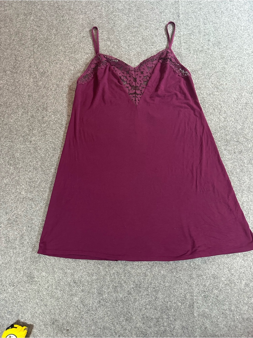 Y2K Victoria's Secret Purple Lace-Trim Slip
